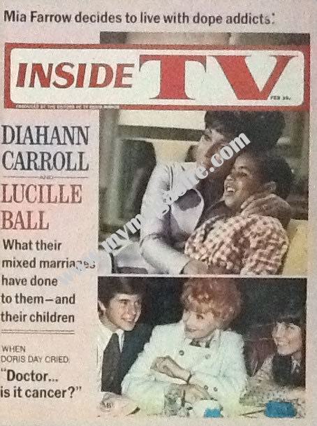 LUCILLE BALL - INSIDE TV MAGAZINE - Feb 1969