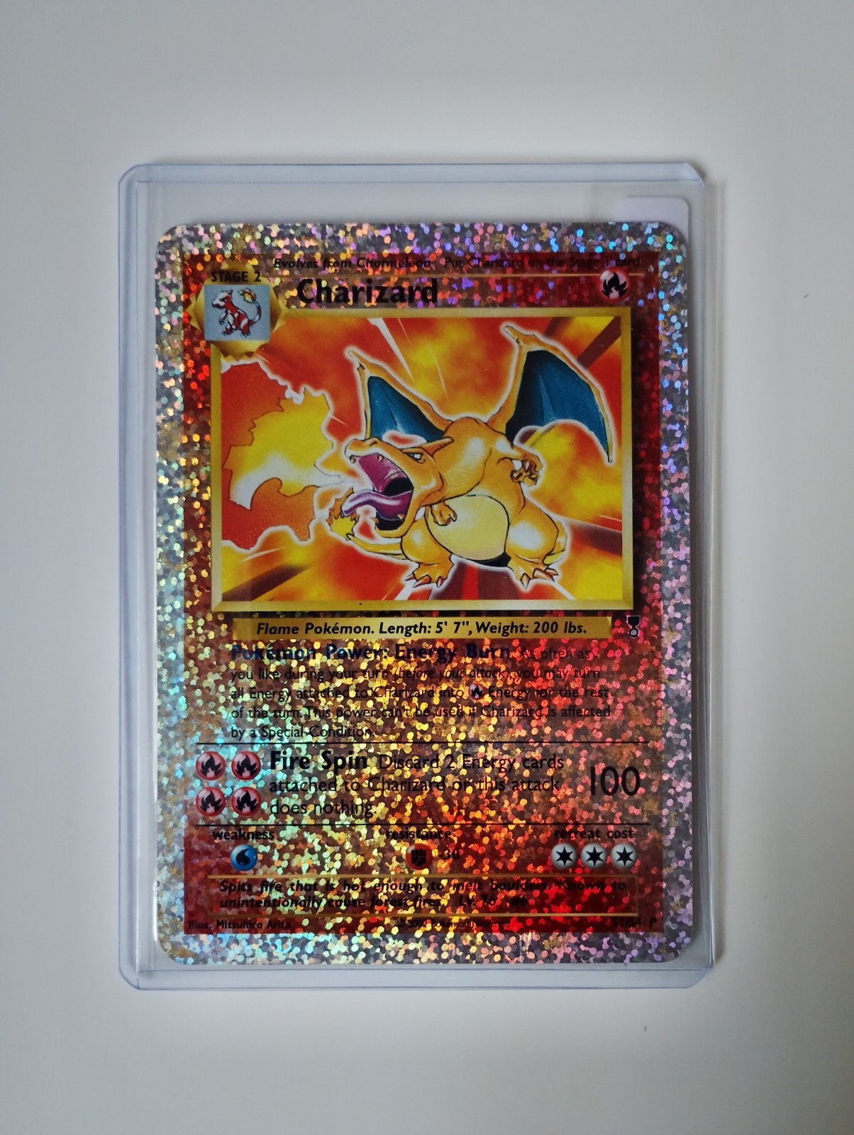 Charizard Box Topper Jumbo Cards S1/S4 2002  Legendary Collection Reverse holo