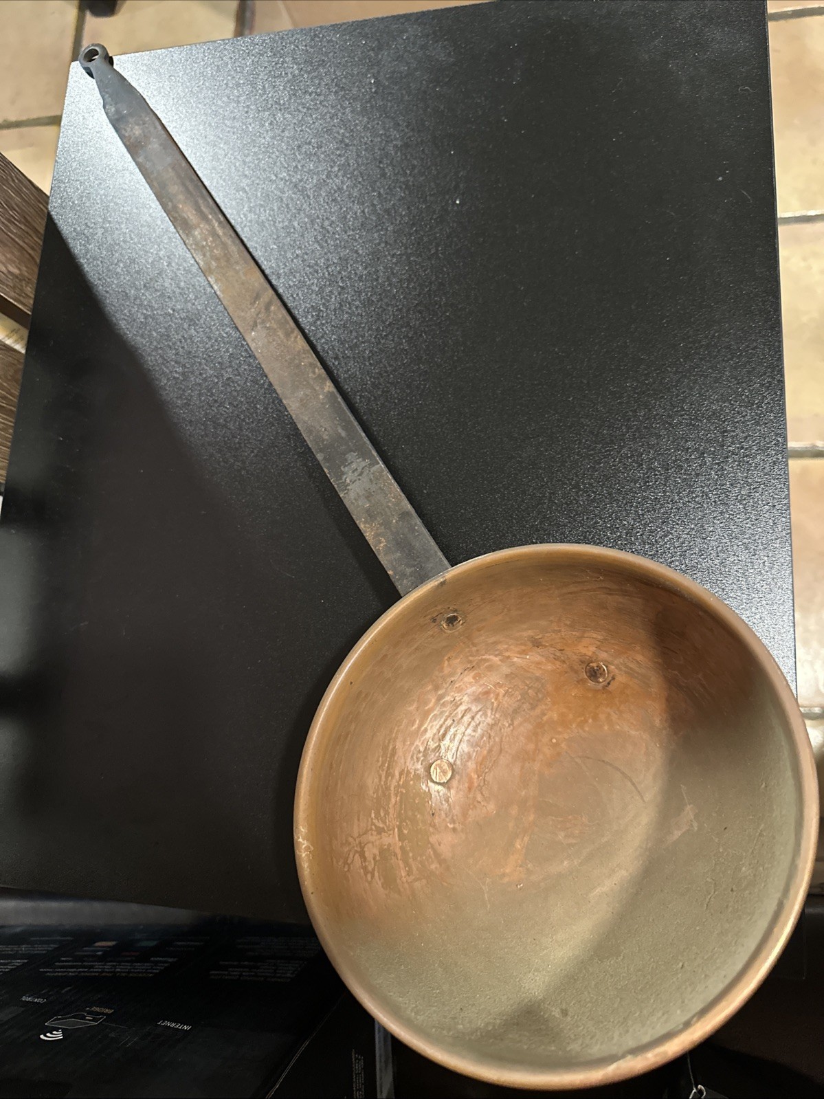 Large Antique Copper Bed Warmer/ Ladle/ Decor. Beautiful Piece Of Handmade Past Large Antique Copper Bed Warmer/ Ladle/ Decor. Beautiful Piece Of Handmade Past