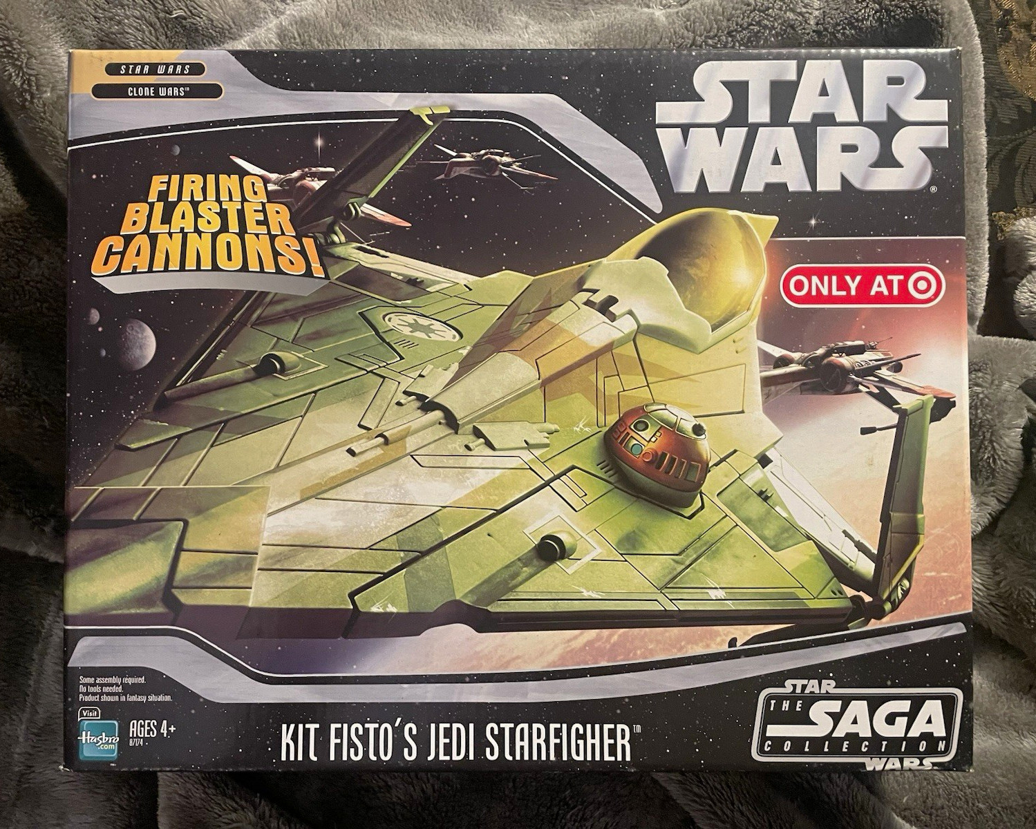 Hasbro Star Wars Kit Fisto\'s Jedi Starfighter The Saga Collection 2006 Hasbro Star Wars Kit Fisto\'s Jedi Starfighter The Saga Collection 2006