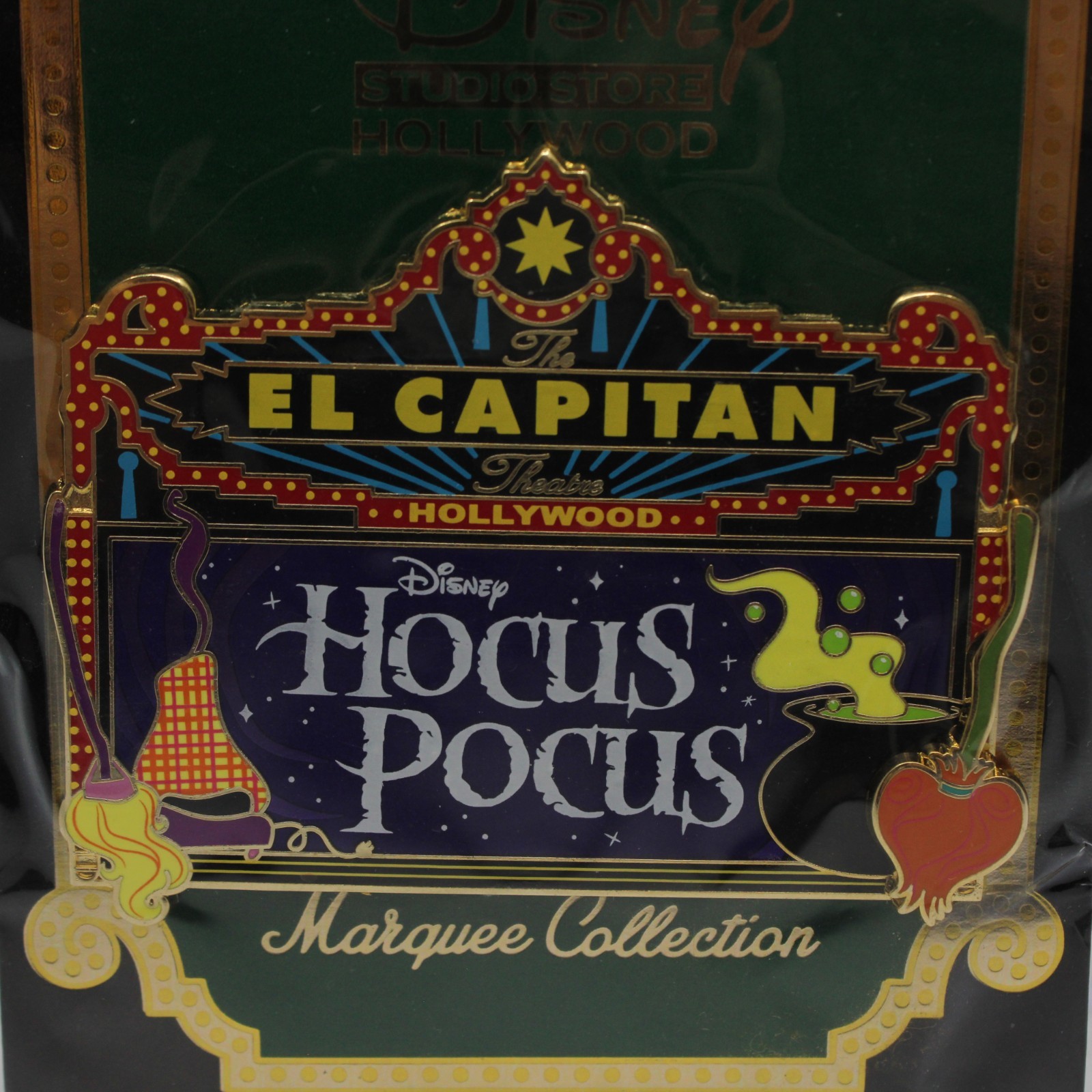 B3 Disney DSSH DSF LE Pin El Capitan Marquee Hocus Pocus Broom Cauldron B3 Disney DSSH DSF LE Pin El Capitan Marquee Hocus Pocus Broom Cauldron