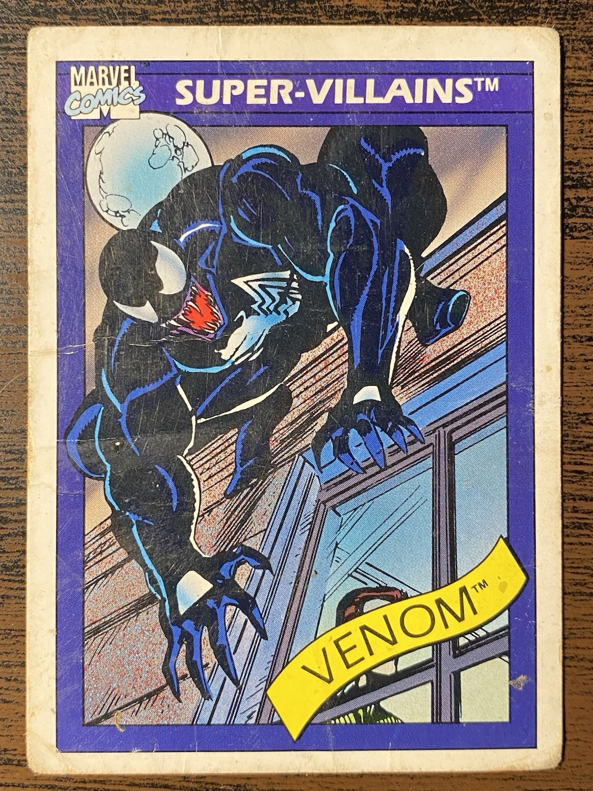 1990 Impel Marvel Universe #73 Venom, Very Good / Poor