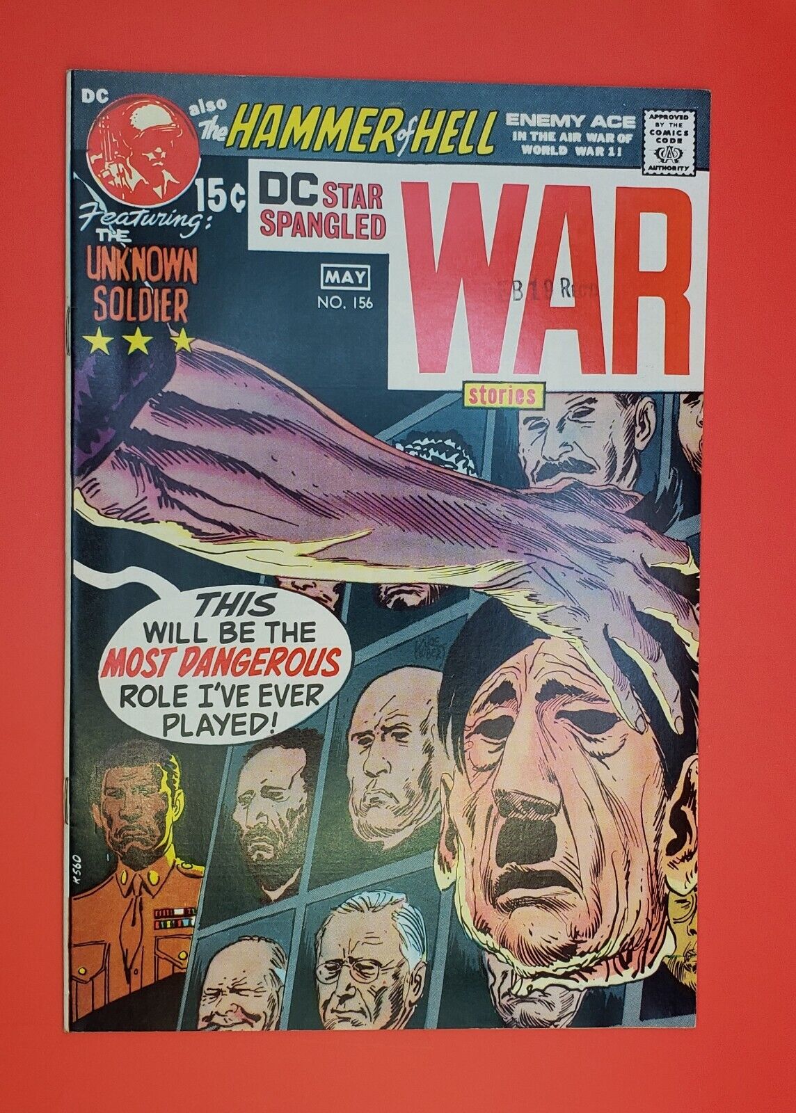 Star Spangled War #156 Military DC Comics 1971 Joe Kubert Bob Haney VF-/VF