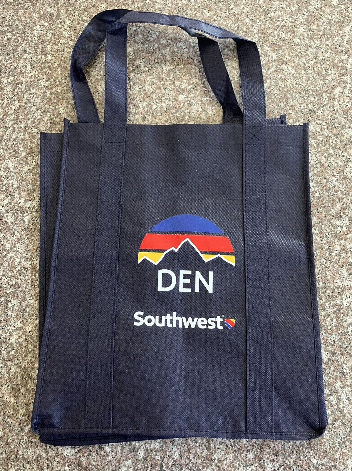 New Southwest  Airlines / DEN / Denver / Colorado Tote Grocery Bag.