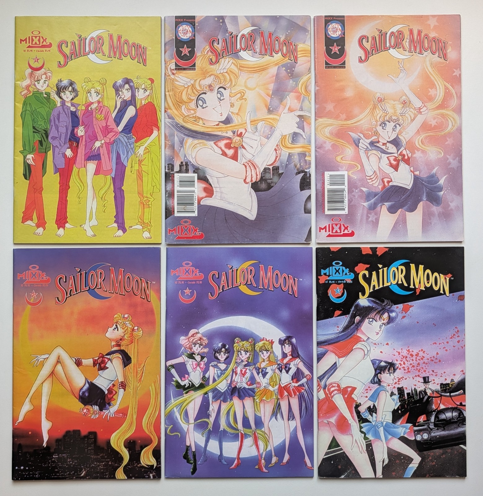 1998 Sailor Moon Comics 2, 3, 4, 8, 13 & 14 Lot of 6 All 1st Prints Mixx & Chix 1998 Sailor Moon Comics 2, 3, 4, 8, 13 & 14 Lot of 6 All 1st Prints Mixx & Chix