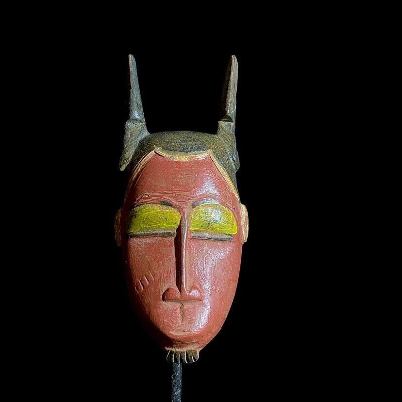African mask antiques tribal art Wall Art Original West African Guro Gu -8634