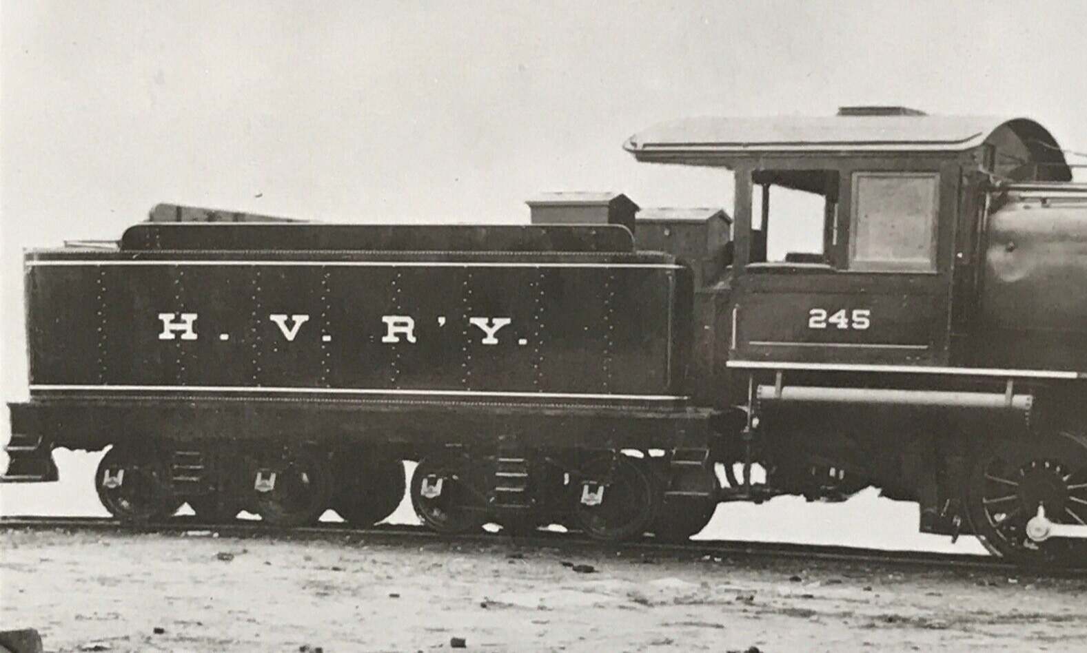 Hocking Valley Railway Railroad #245 2-8-0 Locomotive Train Photograph 5x7