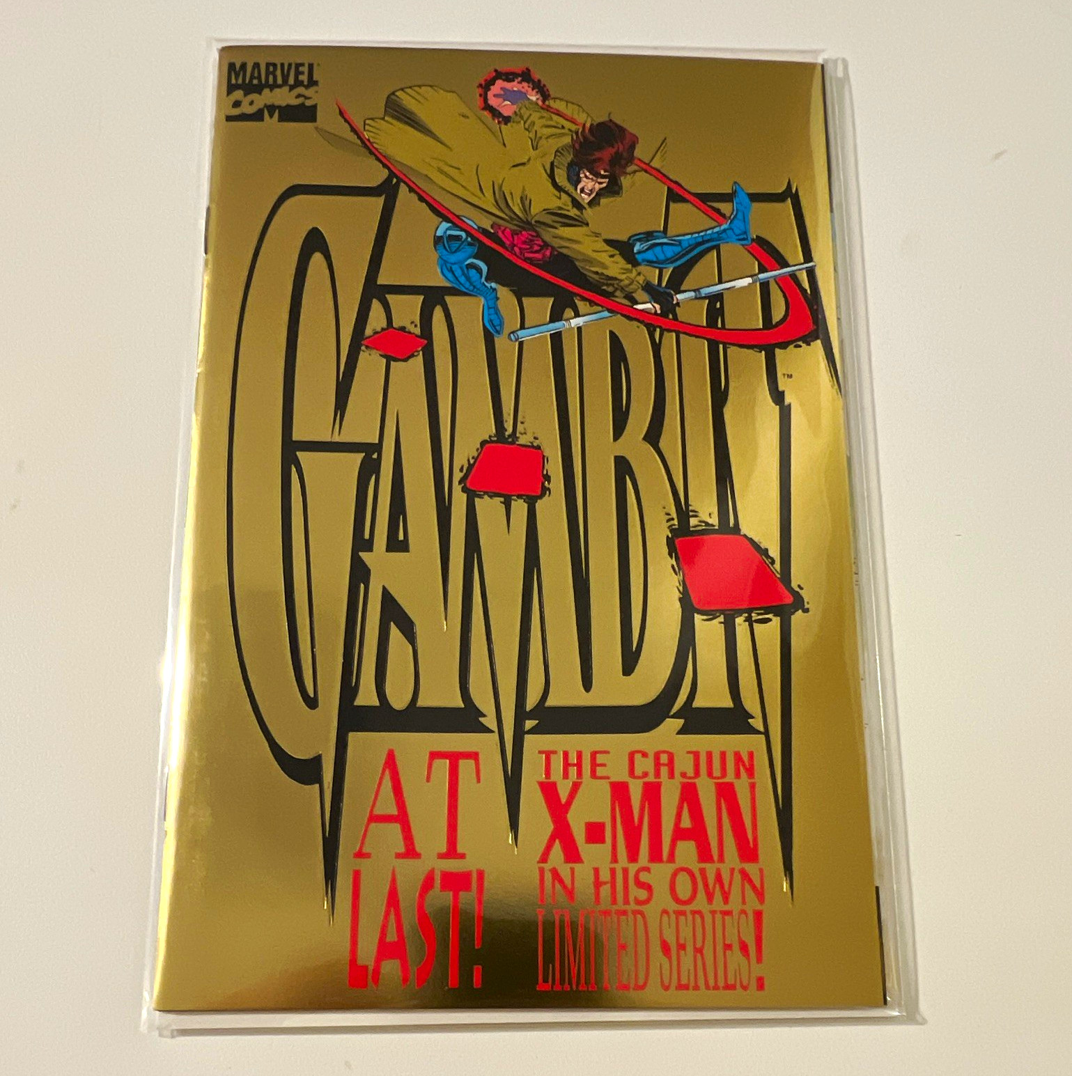 Gambit #1 Retailer Gold Variant- VF to NM Rare Marvel Comics 1993