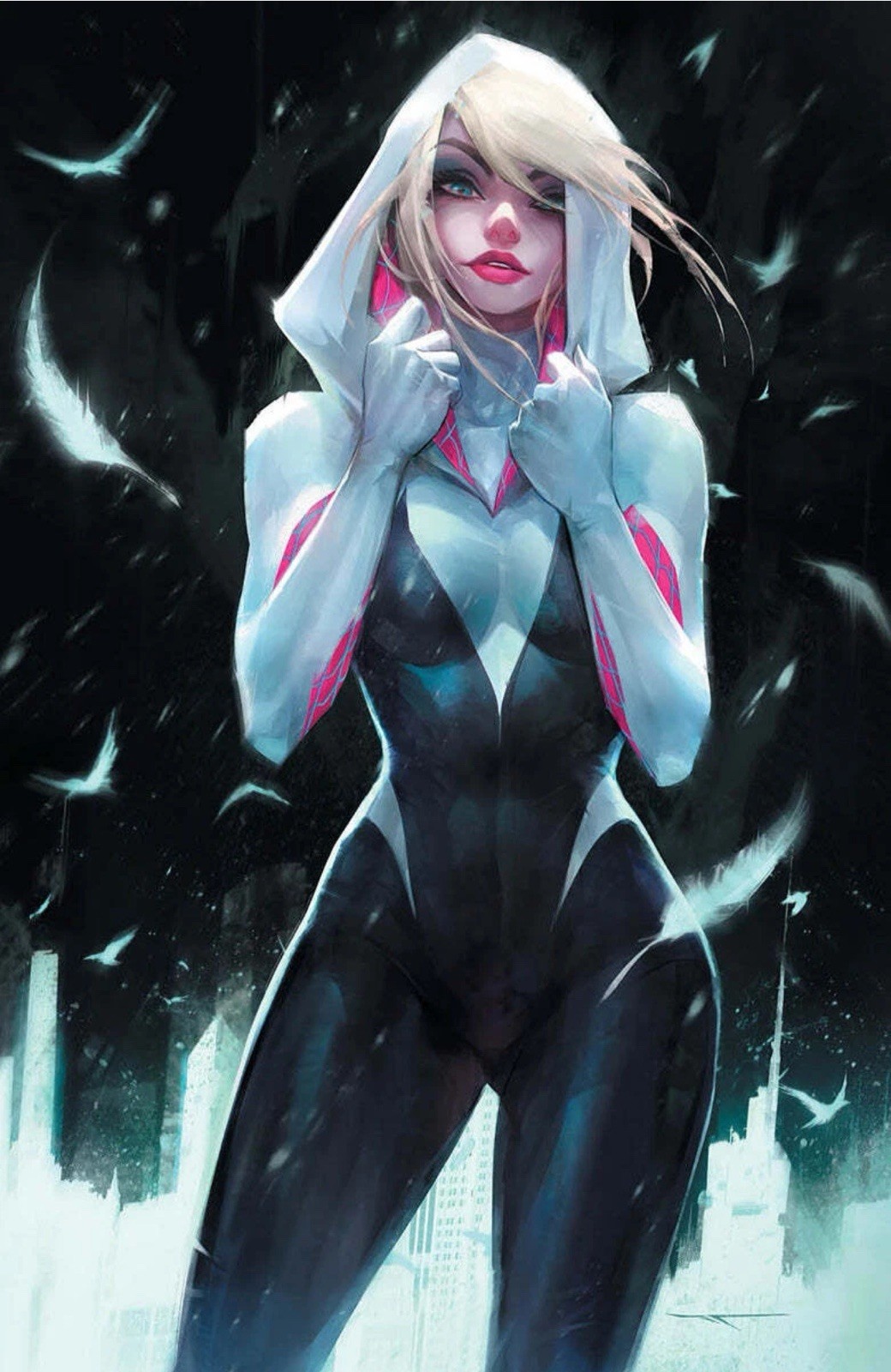 Spider-Gwen The Ghost Spider #5  Ivan Tao Exclusive Virgin Variant NM