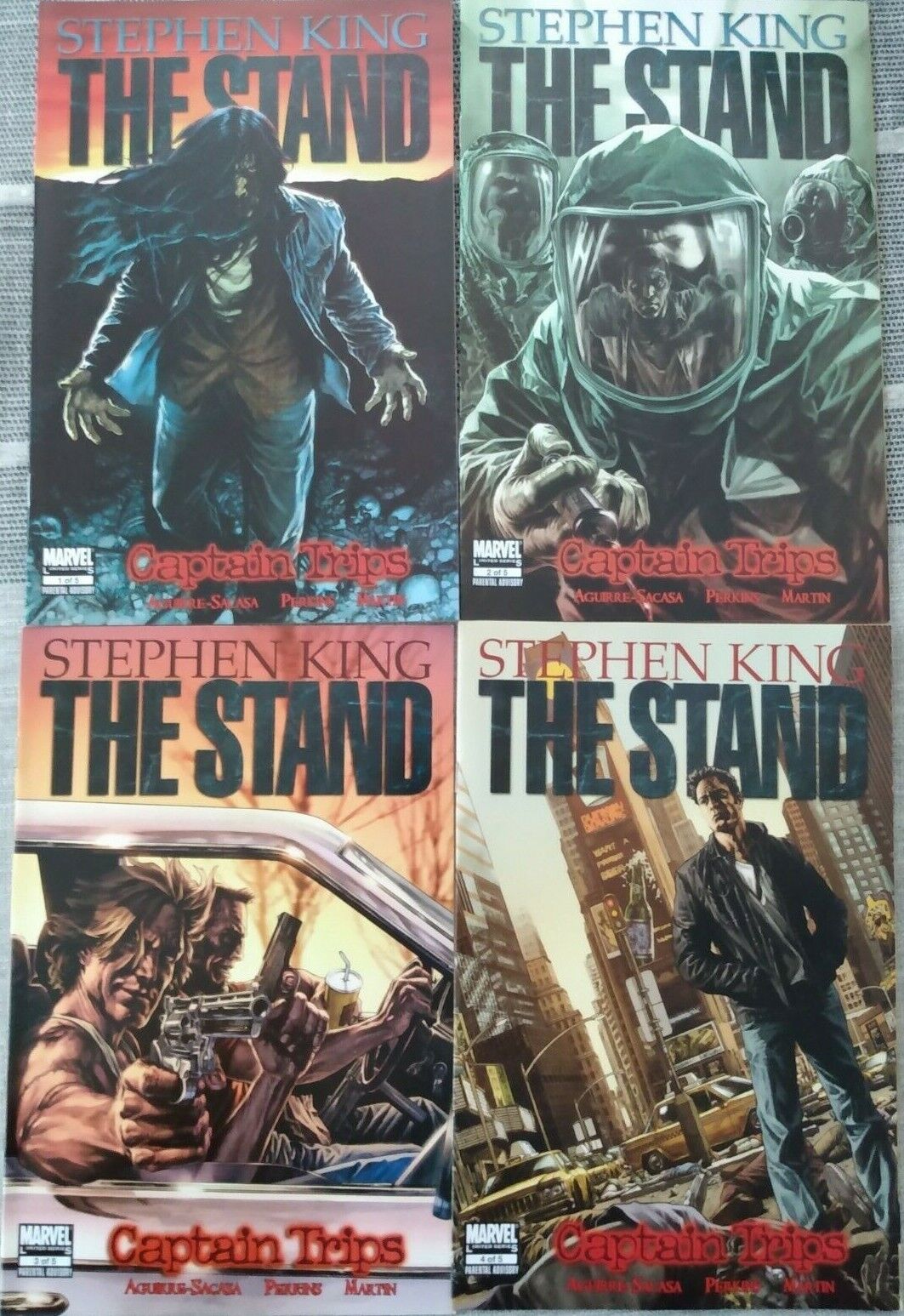 Stephen King's The Stand : Captain Trips #1 #2 #3 #4 of (5) Marvel 2008/09 Comic