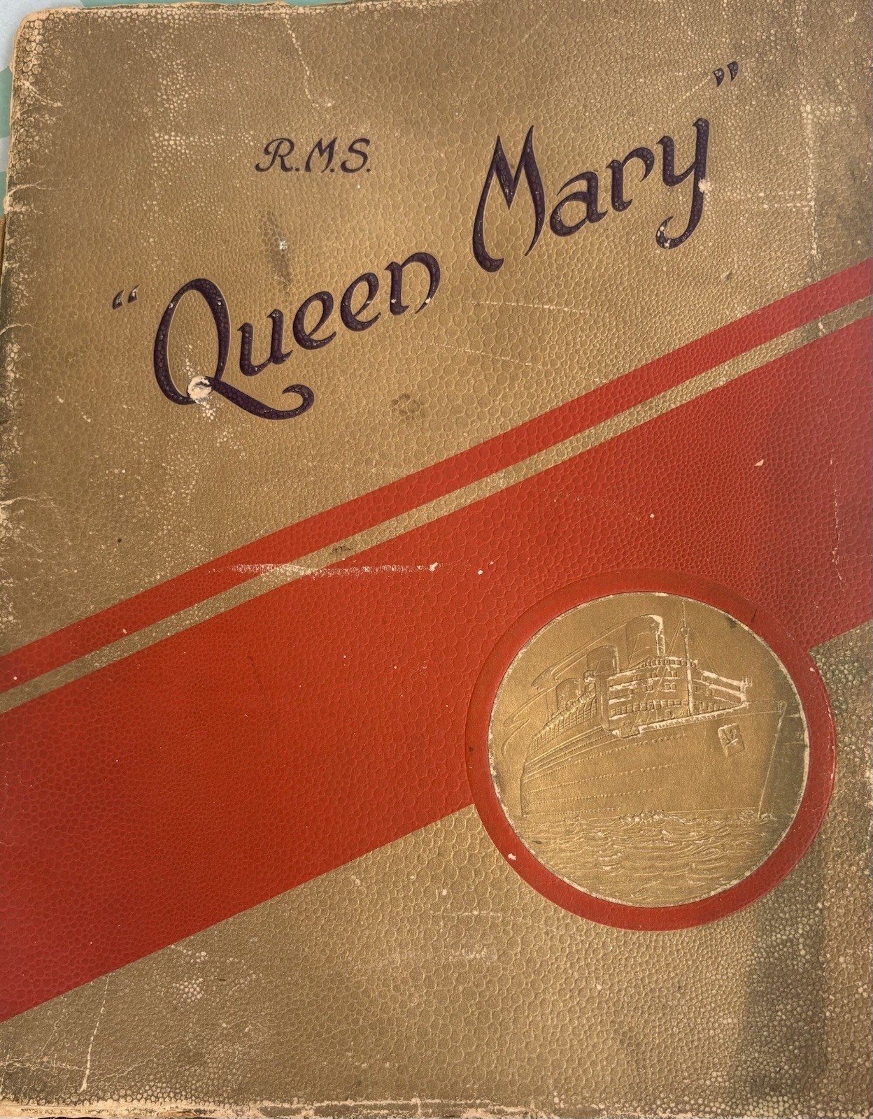 1934 RMS Queen Mary Launch Commemorative Celebratory Book Cunard White Star Line