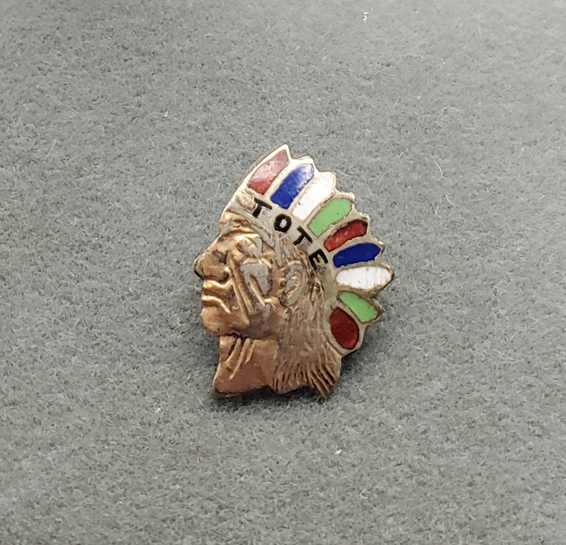 Screw Back VTG Fraternal Lapel Pin Improved Order Of Red Men Screw Back VTG Fraternal Lapel Pin Improved Order Of Red Men