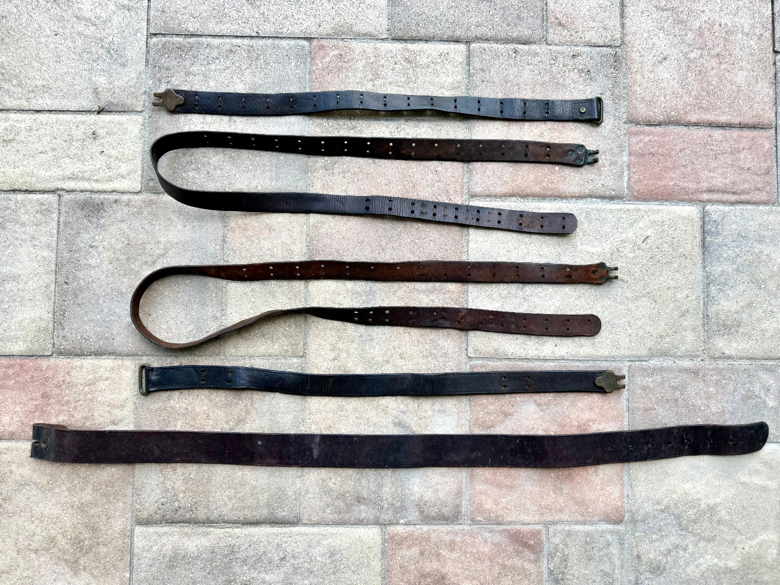 Lot of M-1907 WW1 USGI Leather Slings M1 Garand M1903 Springfield with Belt Lot of M-1907 WW1 USGI Leather Slings M1 Garand M1903 Springfield with Belt