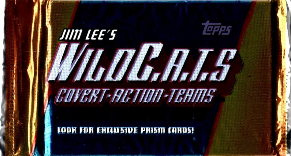 1993 Topps Jim Lee's Wild C.A.T.S. Trading Card Booster Pack 1993 Topps Jim Lee's Wild C.A.T.S. Trading Card Booster Pack