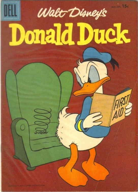 Donald Duck (Walt Disney's ) #52A VG; Dell | low grade - 15 Cent Price Variant (