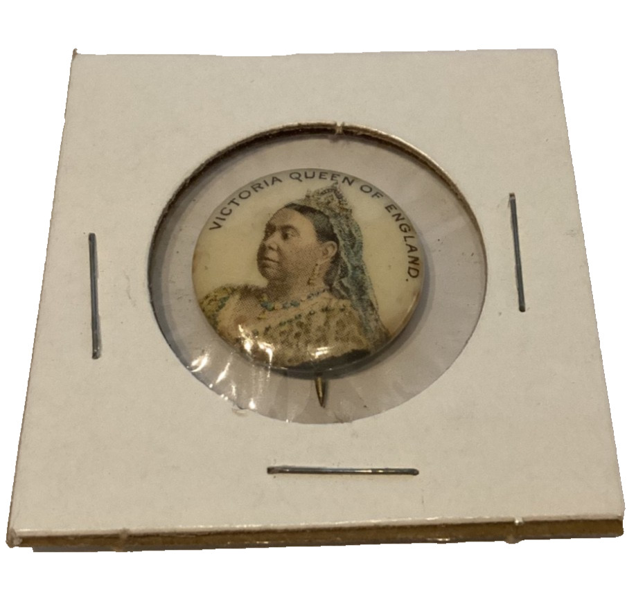 Antique Victoria Queen of England Pin Whitehead and Hoag Co. Antique Victoria Queen of England Pin Whitehead and Hoag Co.