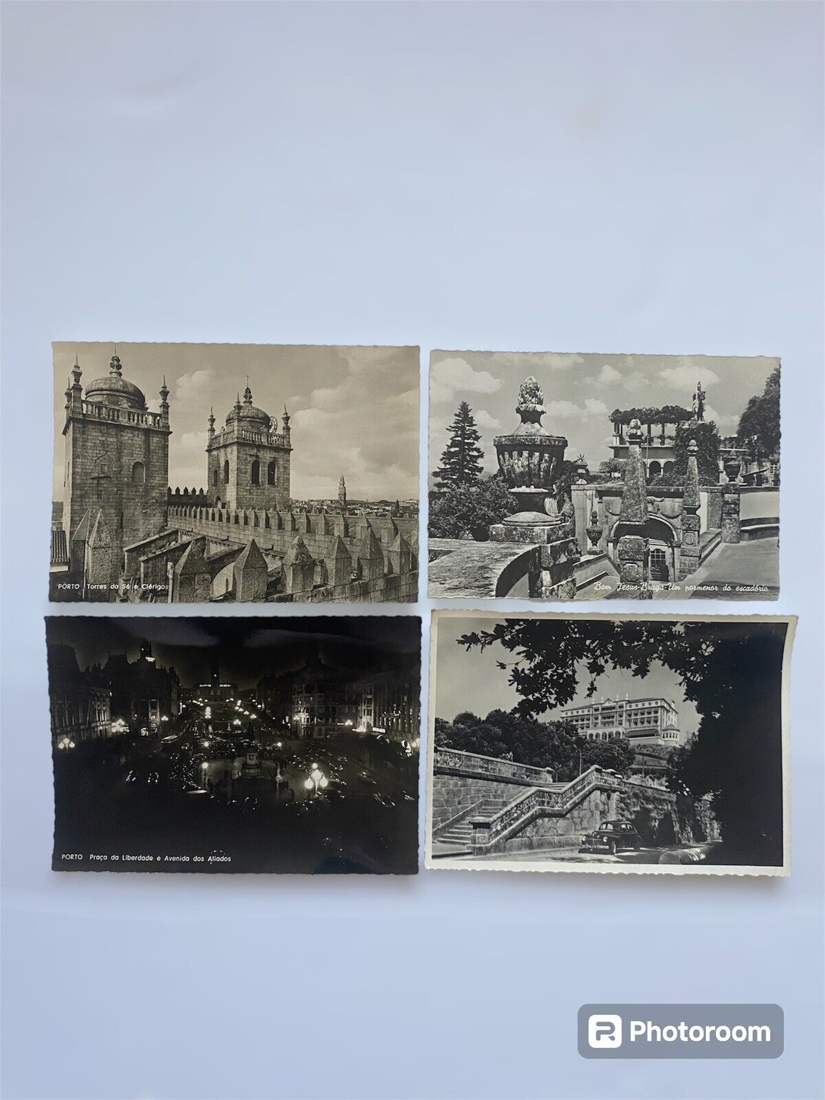Vintage Postcards Set Of 4 PORTUGAL Porto/ Braga