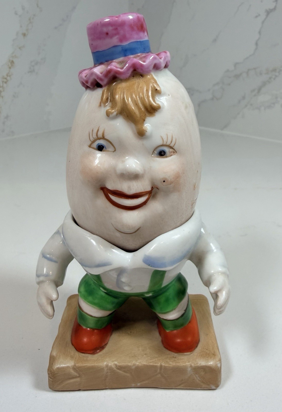 Vtg Ardalt Occupied Japan Humpty Dumpty 2 Pc Shaker Set 6343  Rare 6” Large