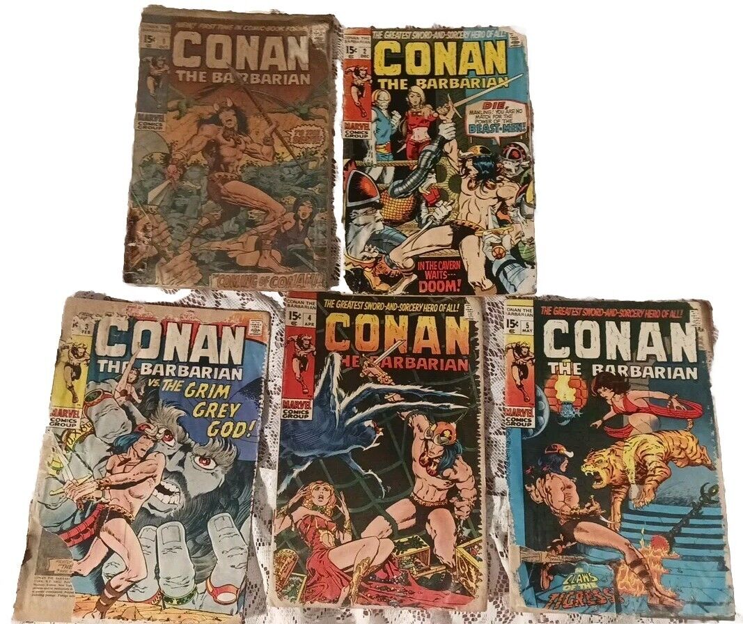 Conan The Barbarian Original Marvel Years Omnibus Vol 1-5 1 2 3 4 5