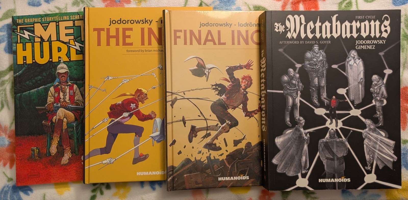MOEBIUS Lot Of 4, Incal, Final Incal (Sealed), The Metabarons, Metal Hurlant #1