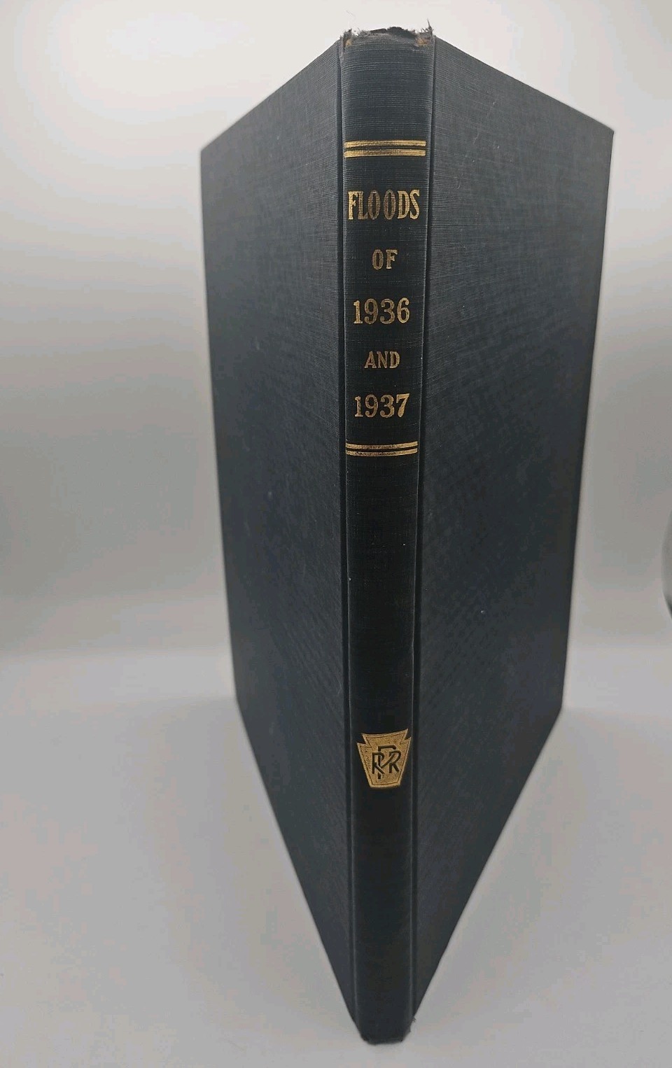Rare Signed 1937 Pennsylvania Railroad Flood History Book C.W. Garrett Inscribed Rare Signed 1937 Pennsylvania Railroad Flood History Book C.W. Garrett Inscribed