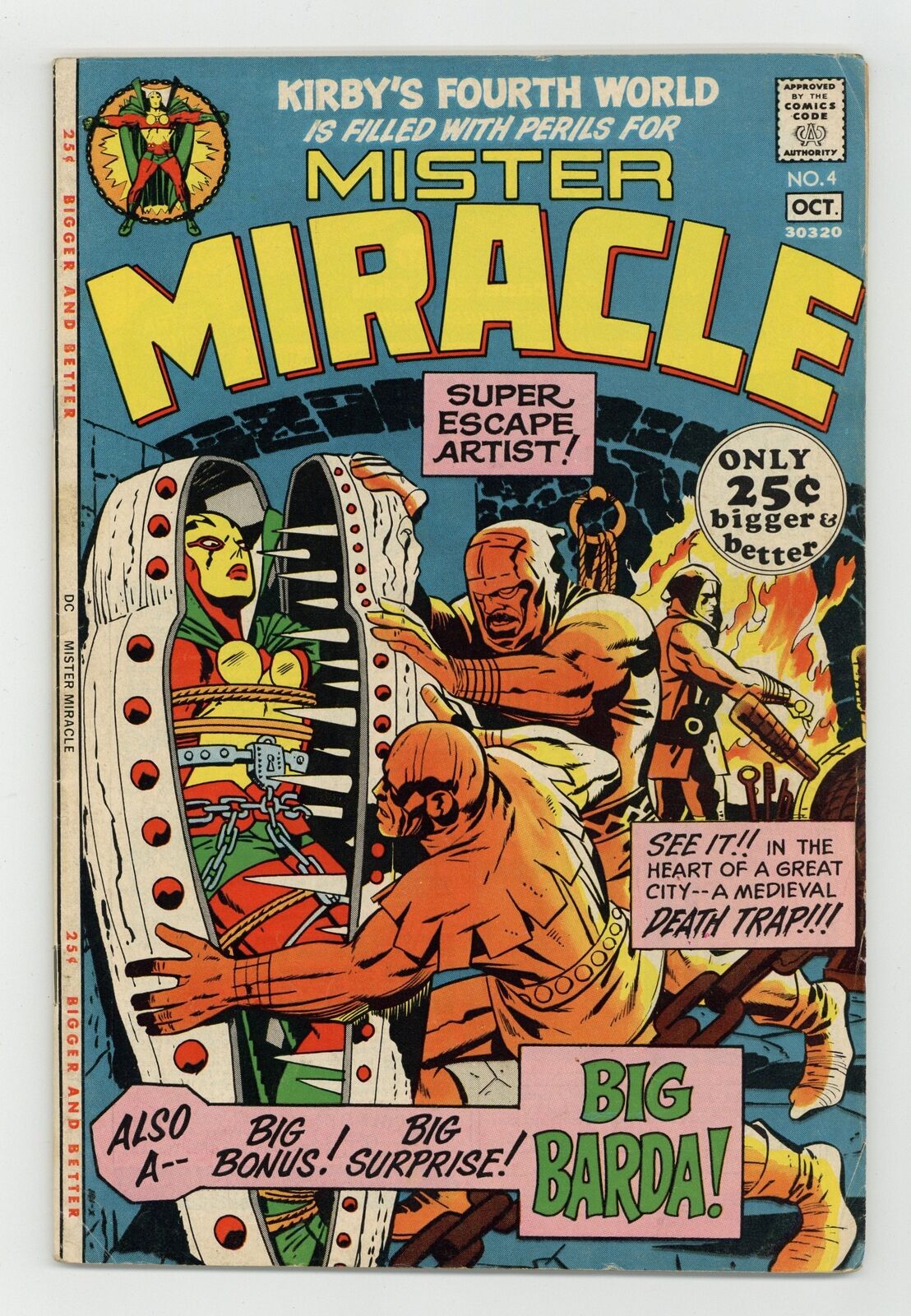 Mister Miracle #4 VG 4.0 1971 1st app. Big Barda