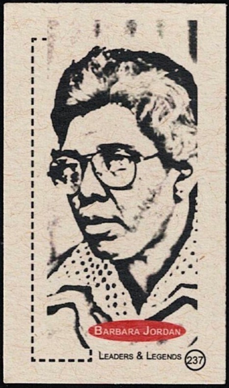 BARBARA JORDAN - 2011 \'LEADERS & LEGENDS\' Card #237 - POLITICIAN * CIVIL RIGHTS