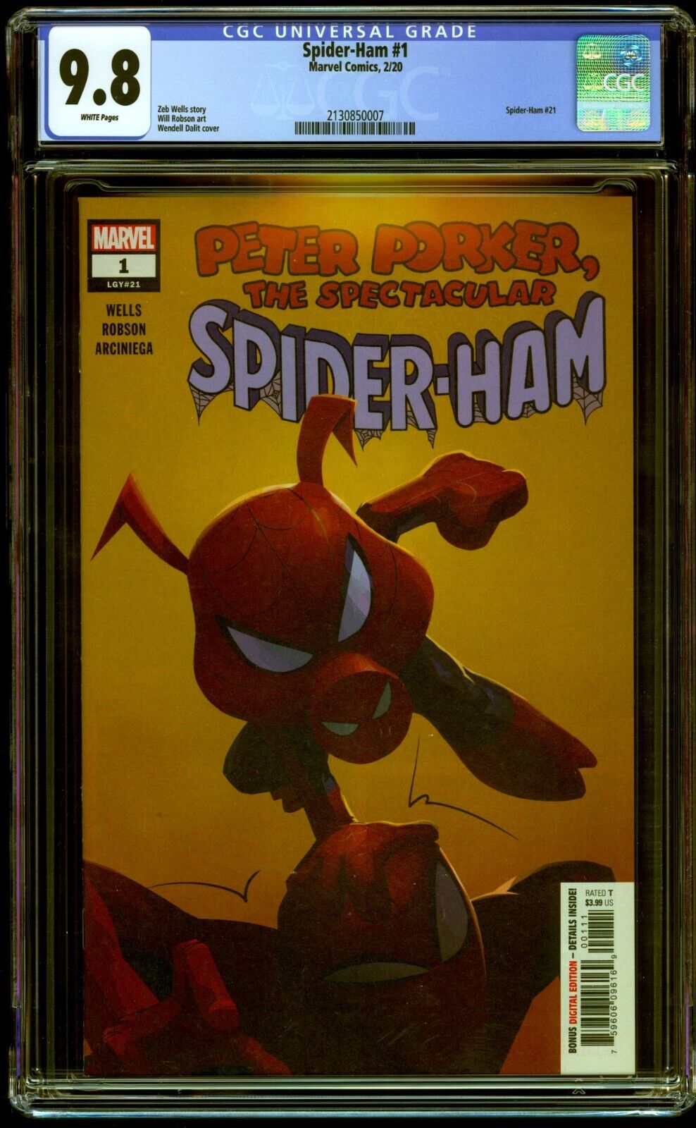 Peter Porker The Spectacular Spider-Ham #1 CGC 9.8 NM/MT