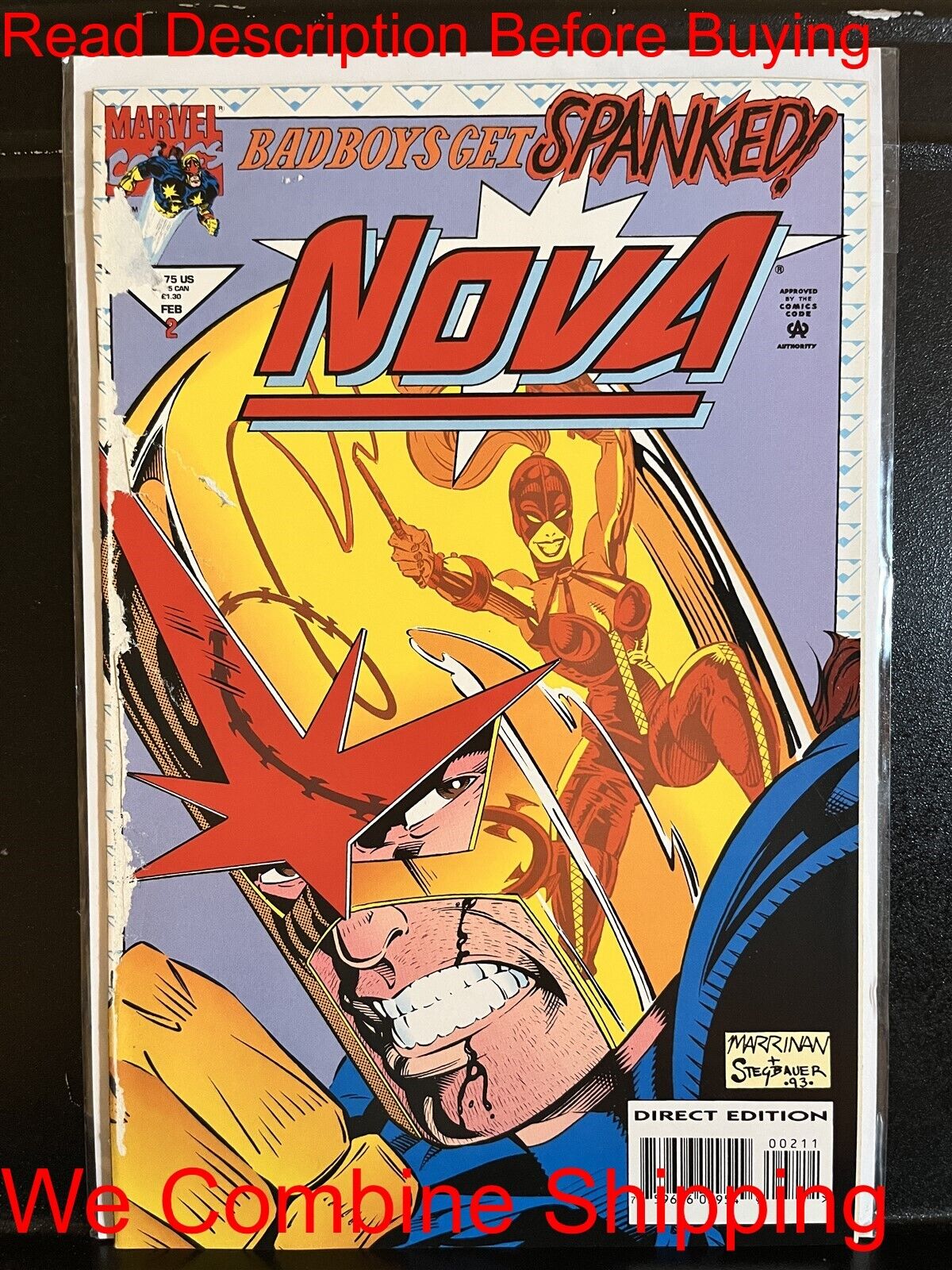 BARGAIN BOOKS ($5 MIN PURCHASE) Nova #2 (1994 Marvel) Free Combine Shipping