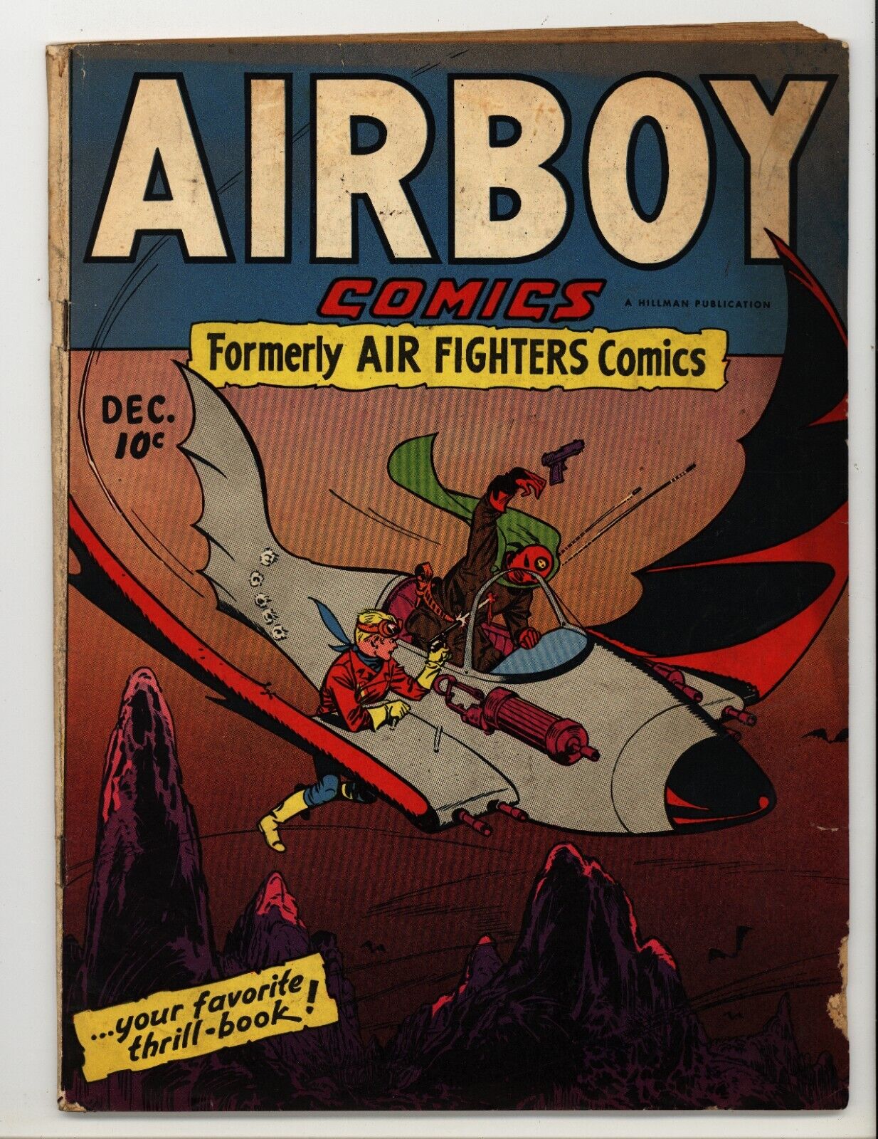 Airboy v2 #11 G Good 1st Airboy Title G.A. Complete Hillman 1945