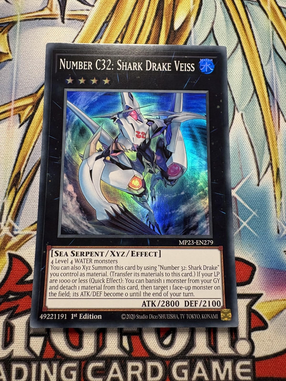 Yugioh Number C32: Shark Drake Veiss Super Rare - MP23-EN279 - English