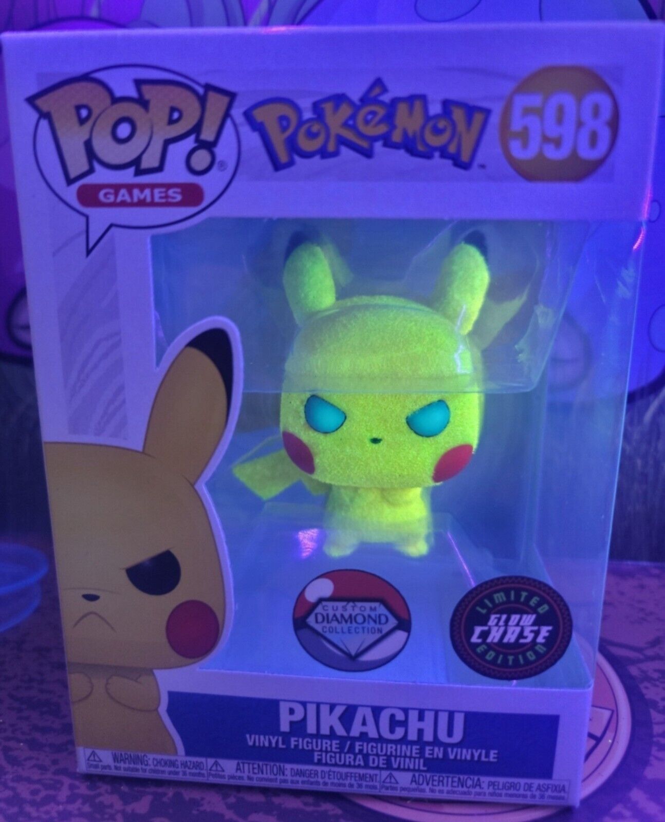 Funko Pokemon Pikachu Diamond Glow Chase