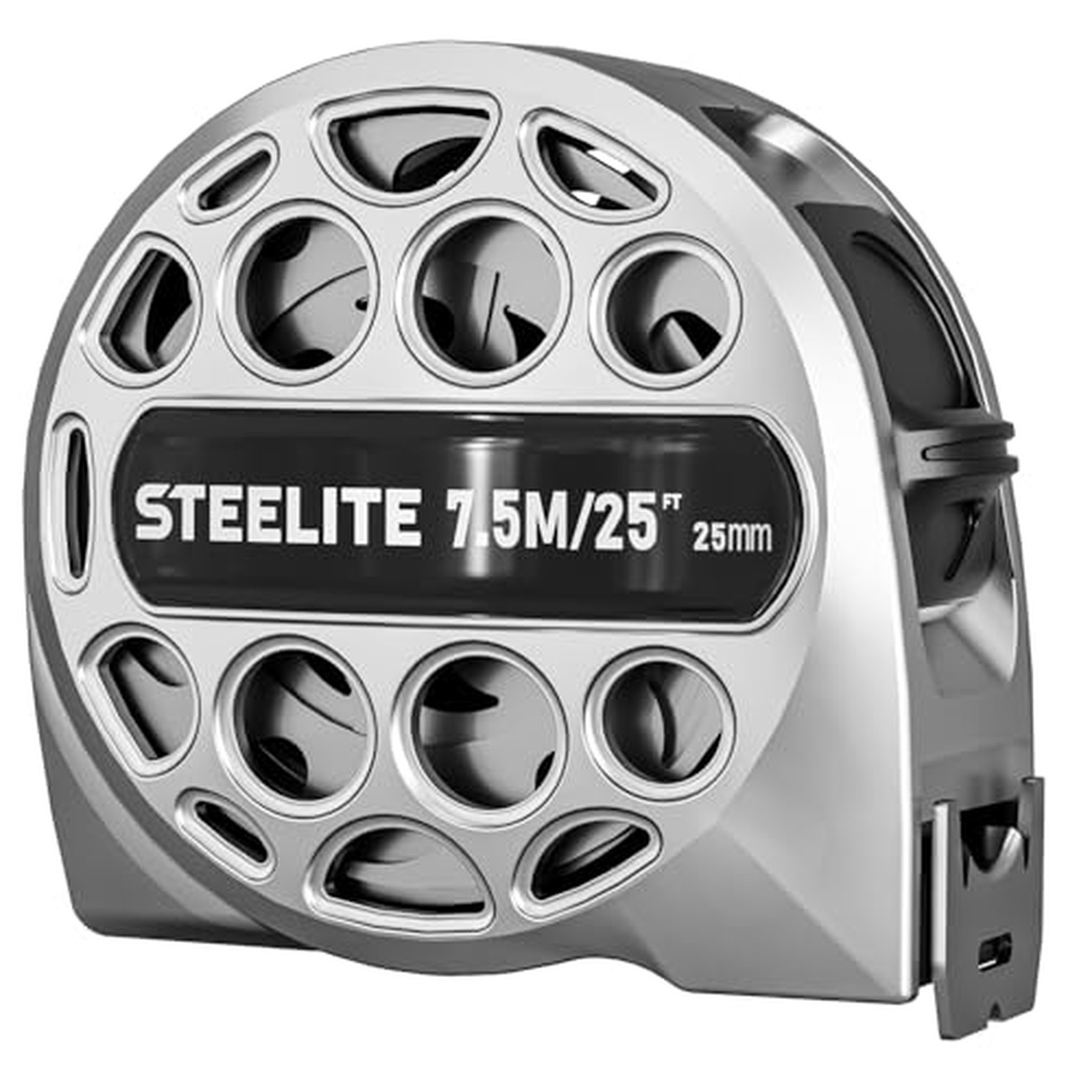 STEELITE Tape Measure 25'FT Stainless Steel Waterproof & Rustproof Retractabl...