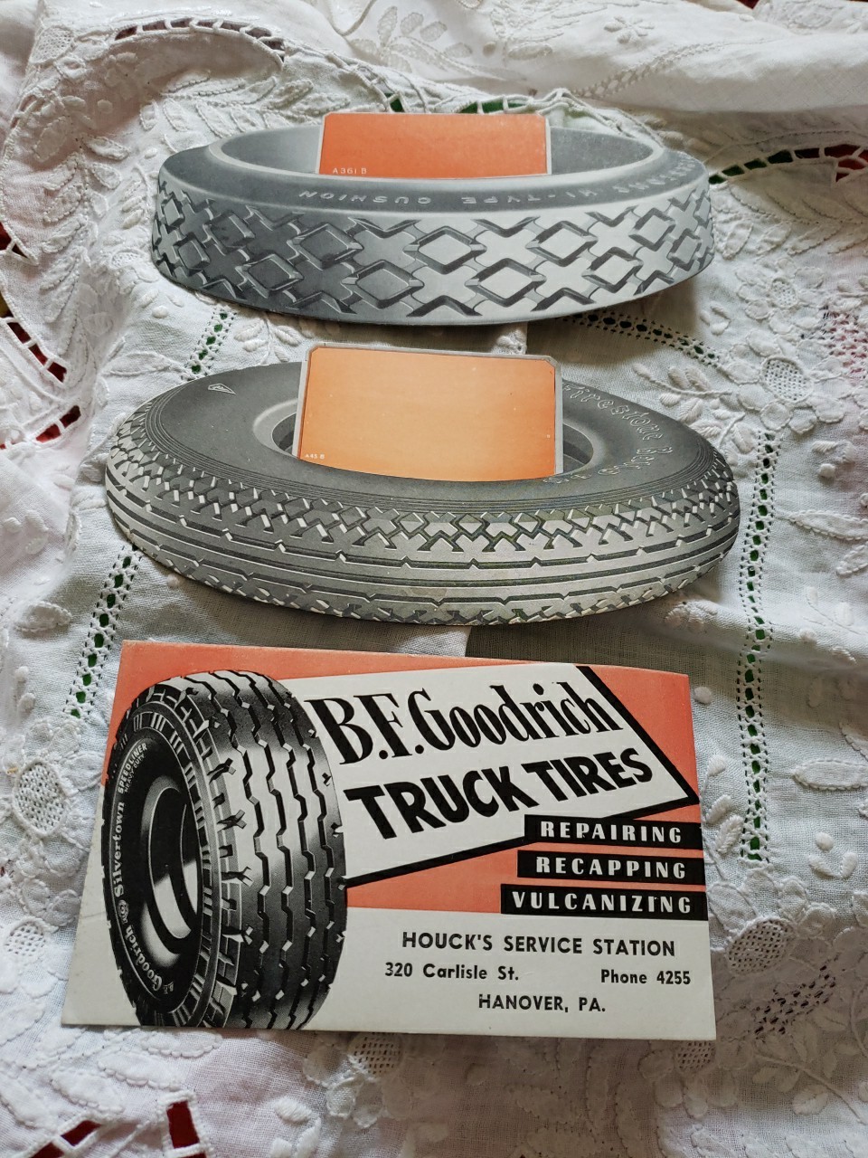 Automotive Themed Giveaway Premium Ink Blotters, Group Of Three