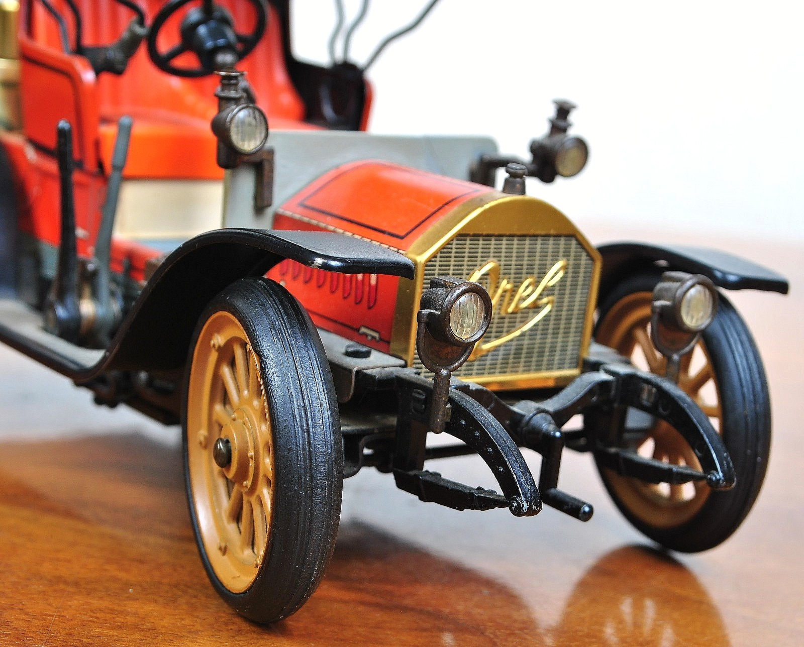 RAR vintage Schuco Opel Doktorwagen model car with CONSUL Desk Lighter - 1970s
