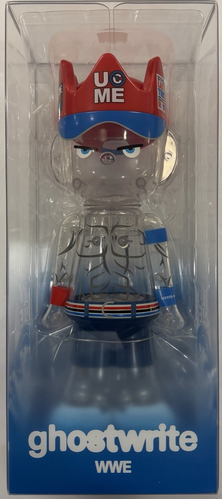 Ghostwrite WWE John Cena You Can't See Me Figure /100 400% Size New Sealed