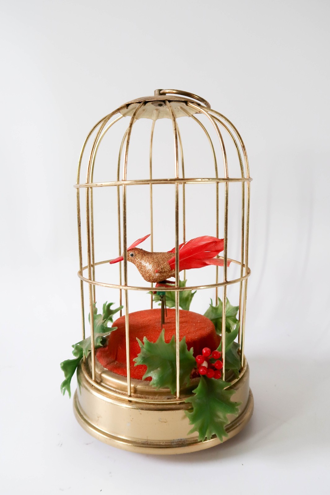 Vintage Schmid Japan Birdcage Music Box 12 Days of Christmas MOVING Bird Vintage Schmid Japan Birdcage Music Box 12 Days of Christmas MOVING Bird