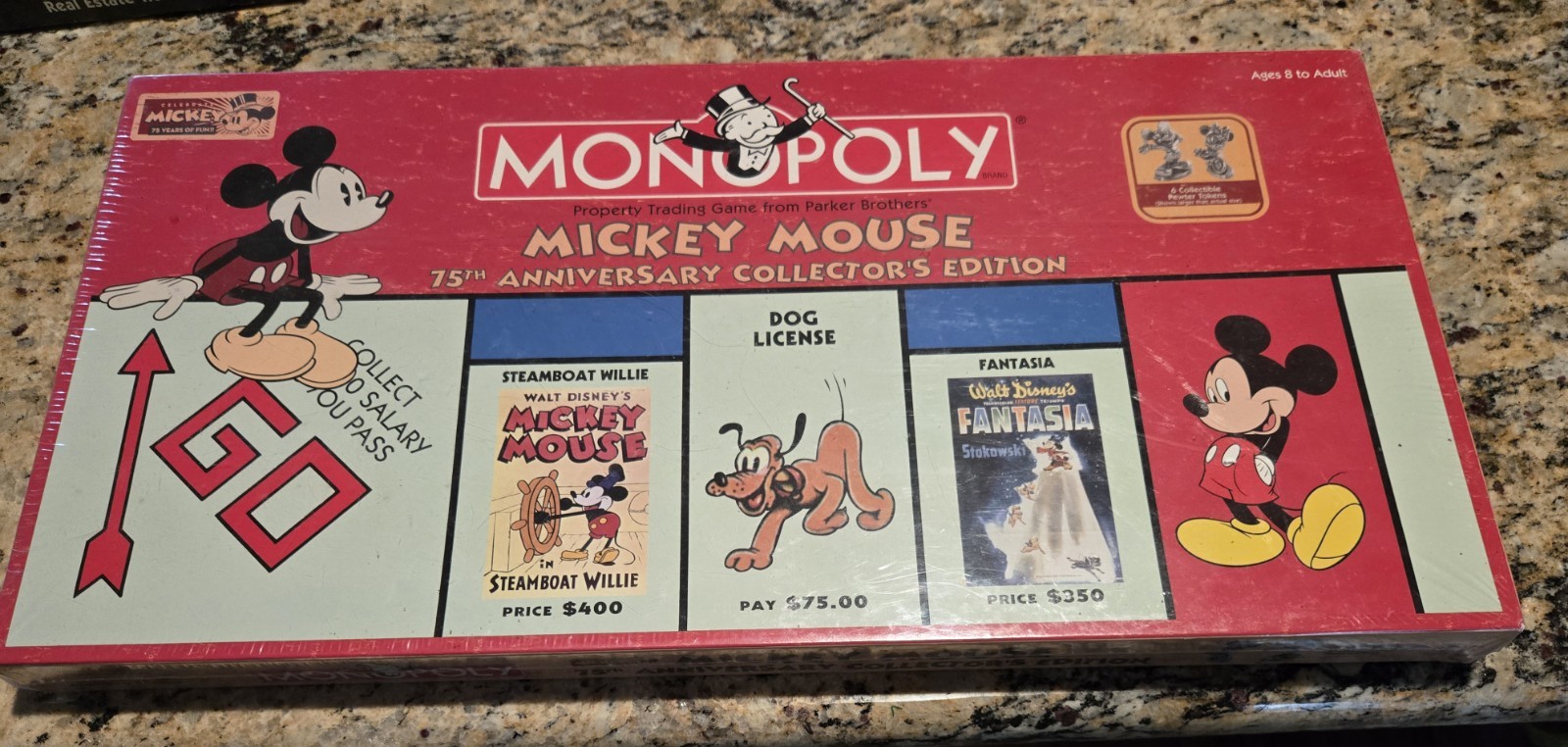 Monopoly Mickey Mouse 75th Anniversary Collector's Edition 2004 NEW SEALED