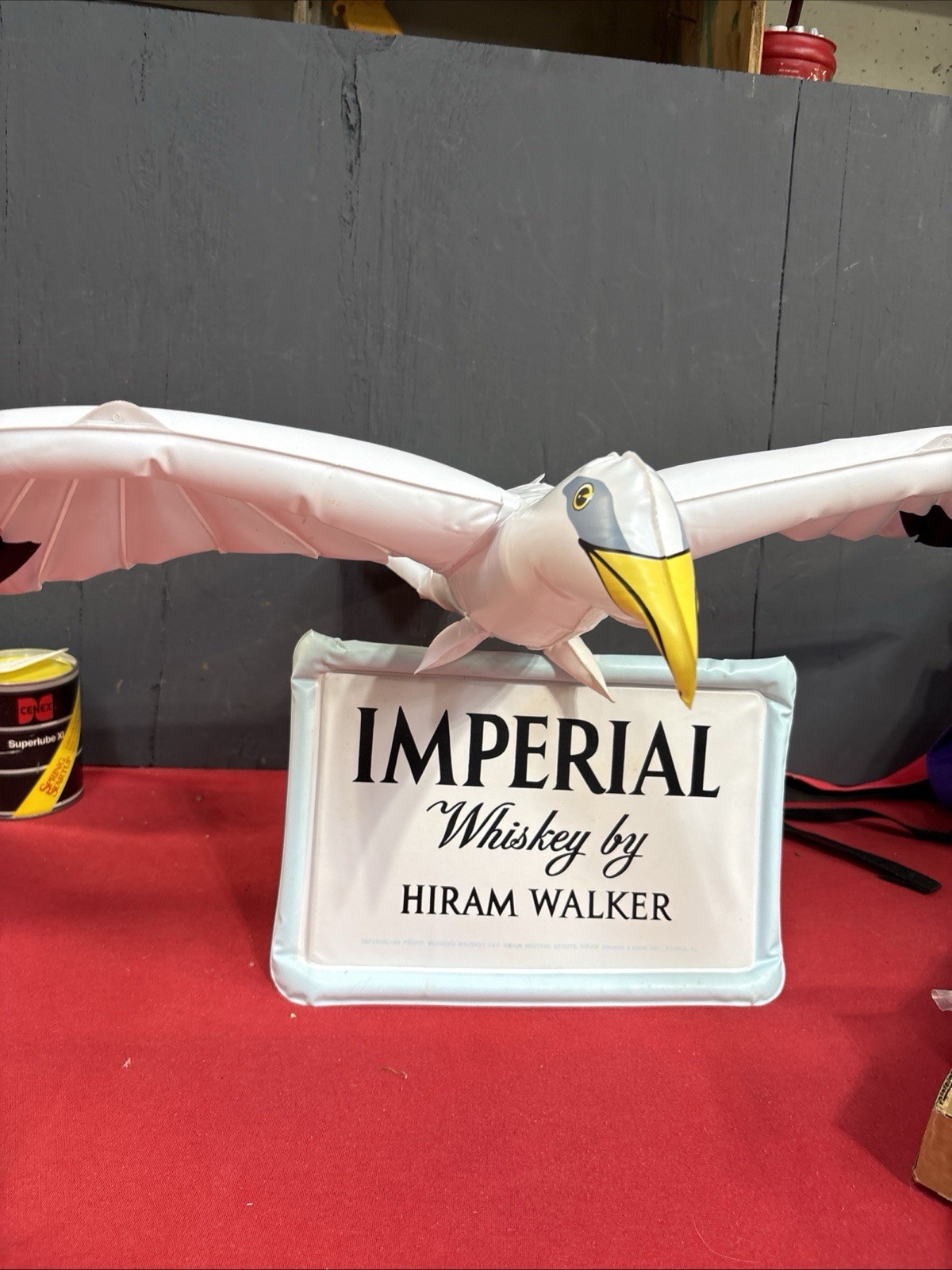 K1-#2-Imperial Hiram Walker Whiskey Inflatable Seagull Bird Sign Beer NOS K1-#2-Imperial Hiram Walker Whiskey Inflatable Seagull Bird Sign Beer NOS