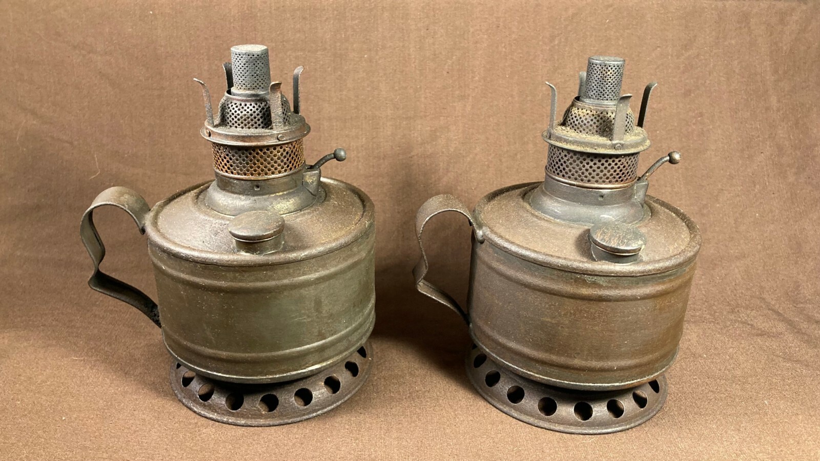 2 The J R Rochester Hotel Kerosene Oil Lamp Sept.14 1886 Inn Bed Breakfast Decor