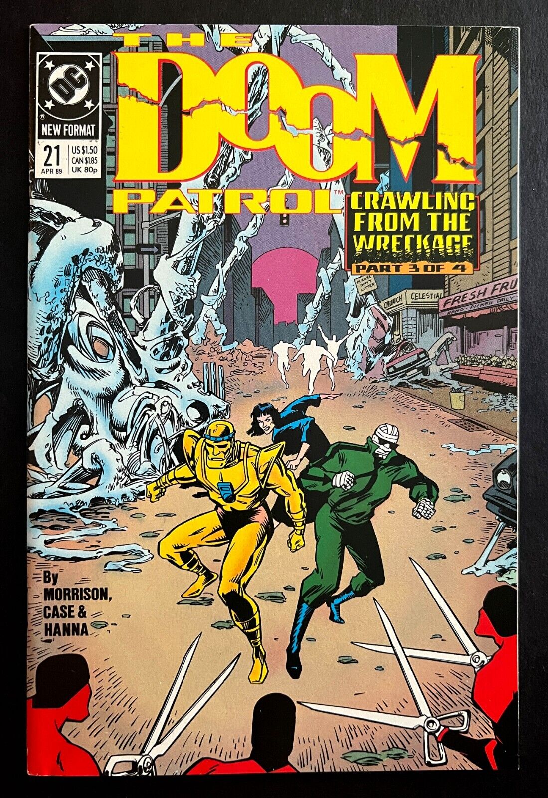 DOOM PATROL #21 Nice Copy Grant Morrison DC/Vertigo Comics 1989
