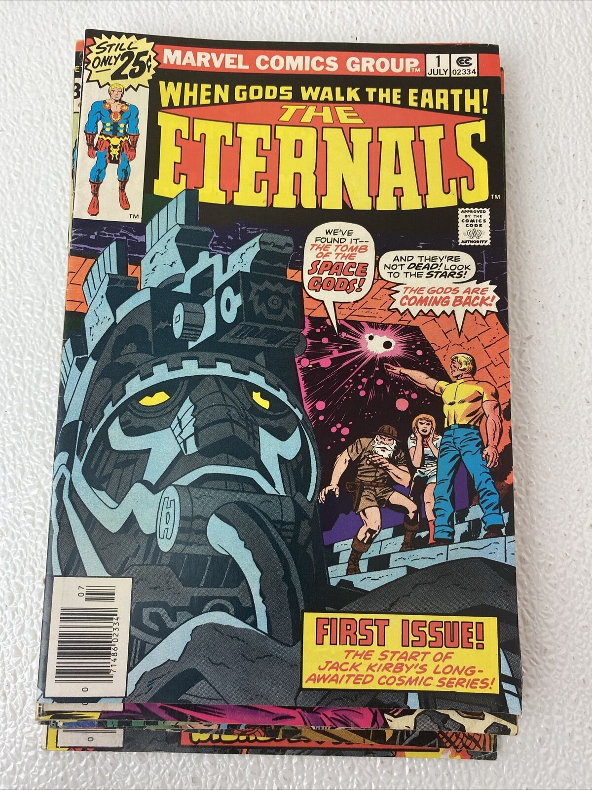 The Eternals Comic Books Lot Of 10 Marvel Comics Boarded 1,2,3,4,5,7,8,11,14,15