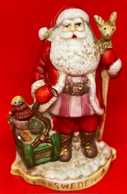Vintage Santa's of the Nations Sweden Figurine