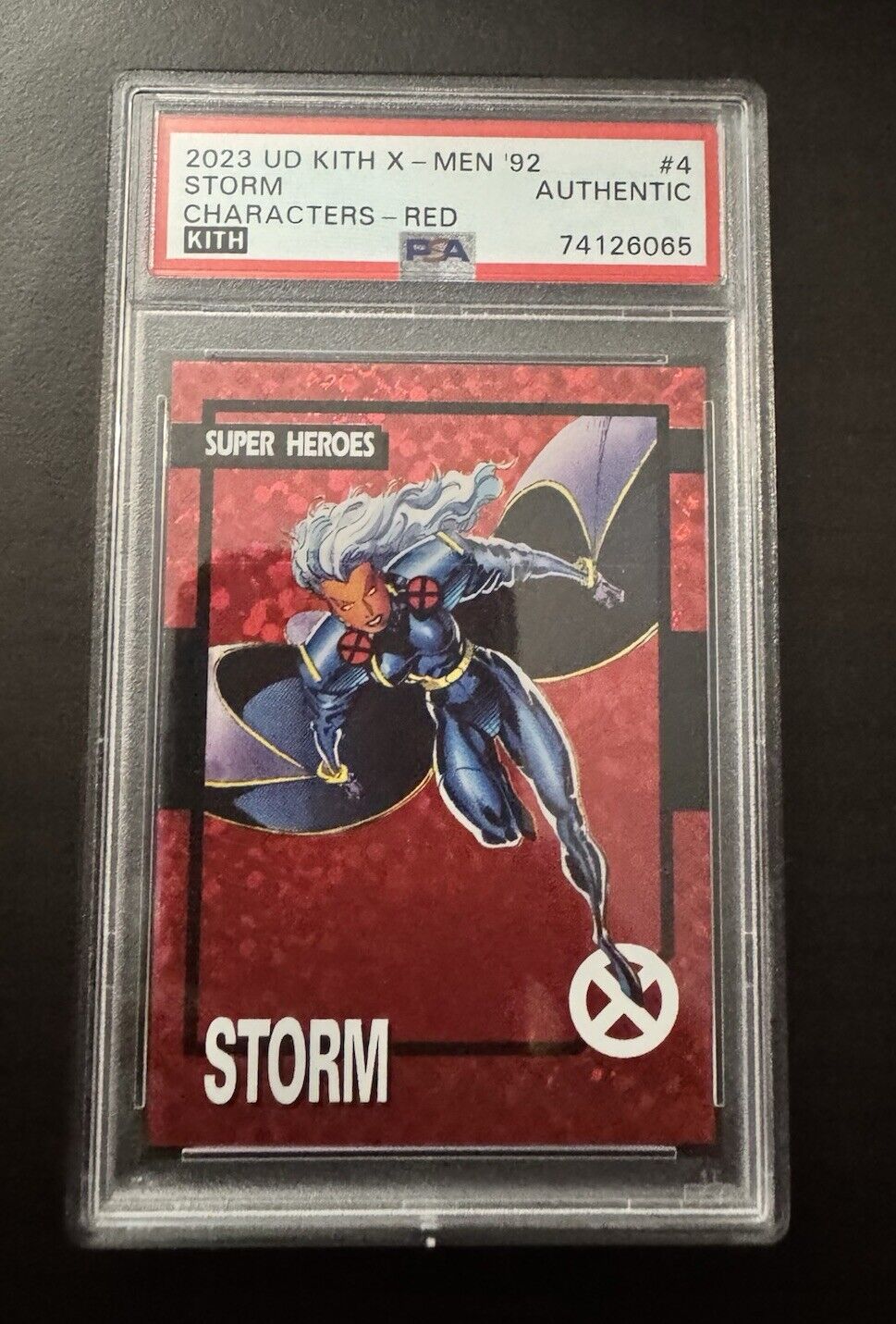 KITH X-Men *Limited* 1 of 100 - Storm (RED) Marvel Upper Deck Card Super Rare