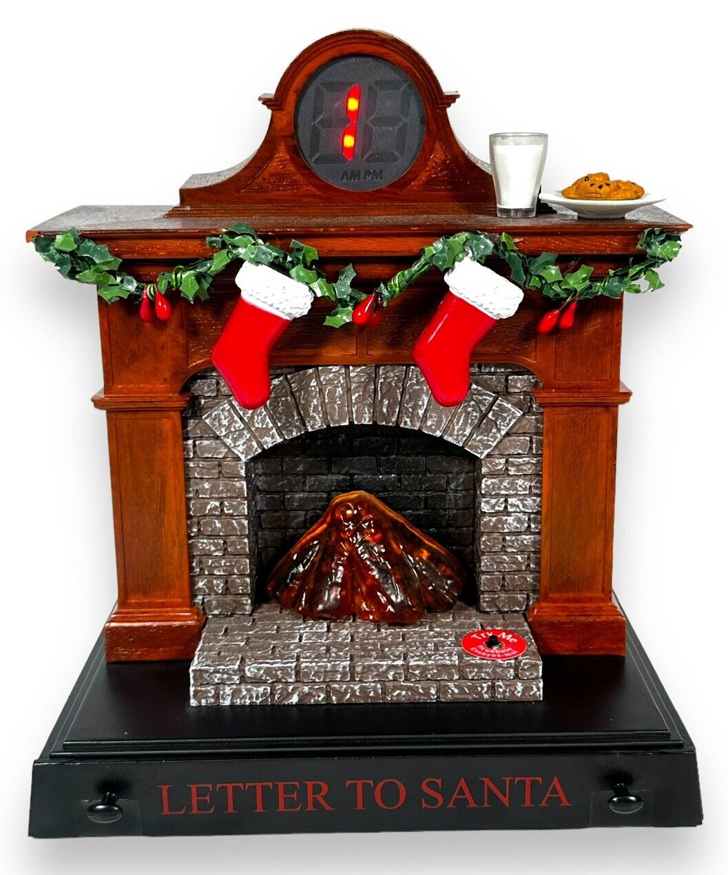 St Nick's Choice Letter To Santa Fireplace Countdown Clock Talks Music SEE VIDEO