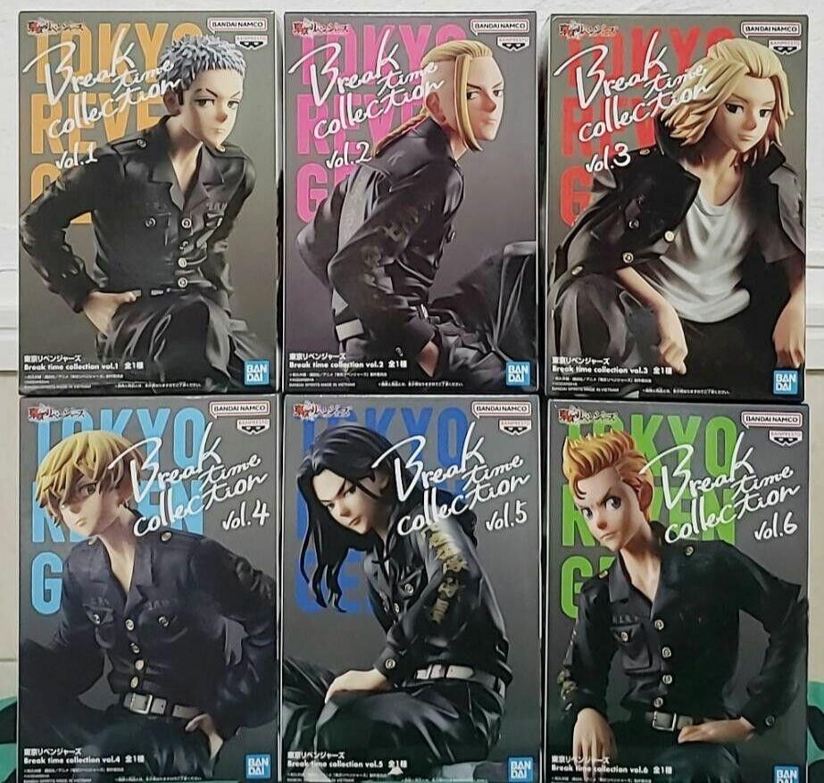 NEW Tokyo Revengers Figure Break time collection set of 6 Anime Manga Japan
