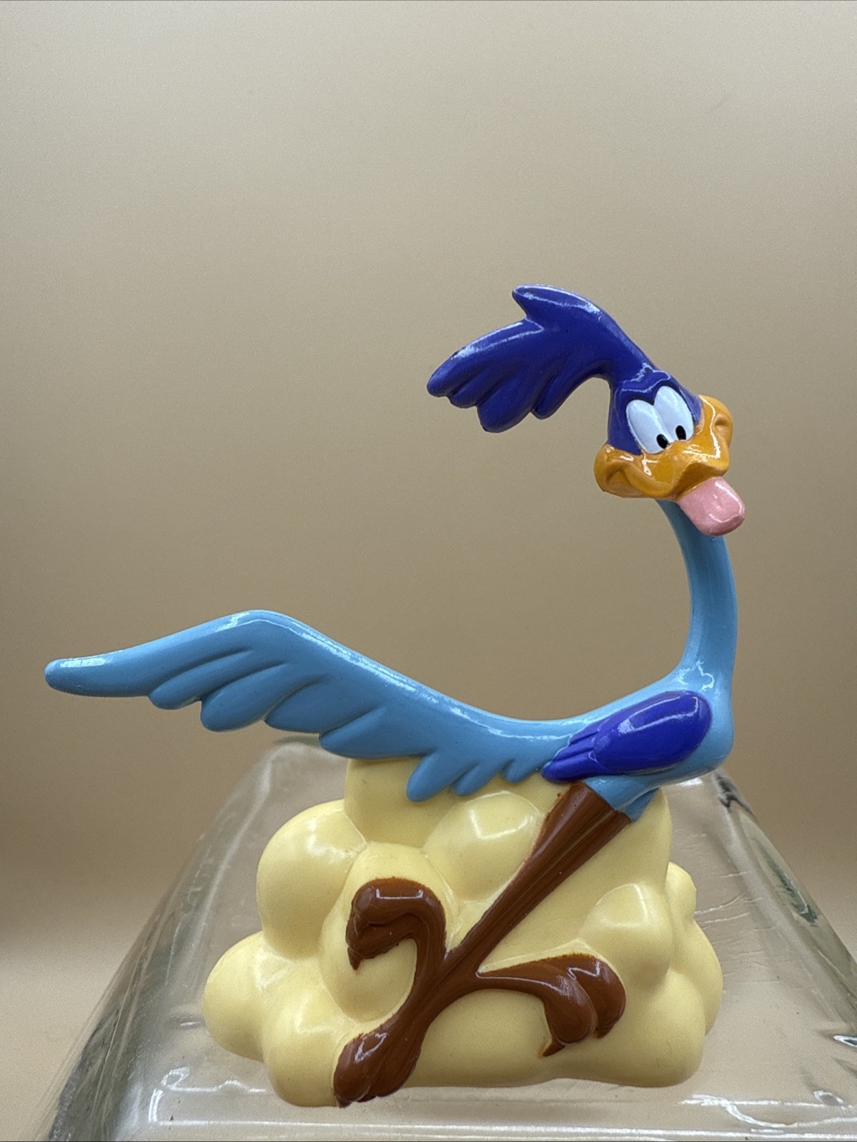 ROAD RUNNER wb PVC '94 TYCO Figure Rock Resting Vintage Toons Warner Brothers