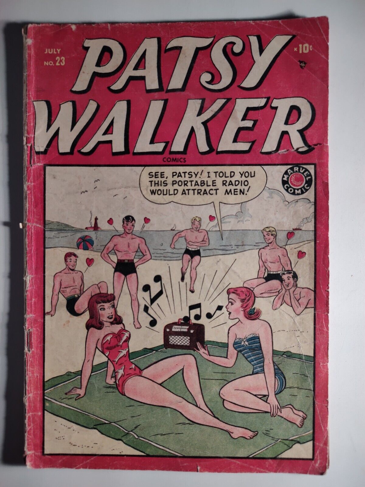 Patsy Walker #23, Low Grade, Incomplete, Atlas/Marvel 1949, Golden Age GGA 🔥🔥