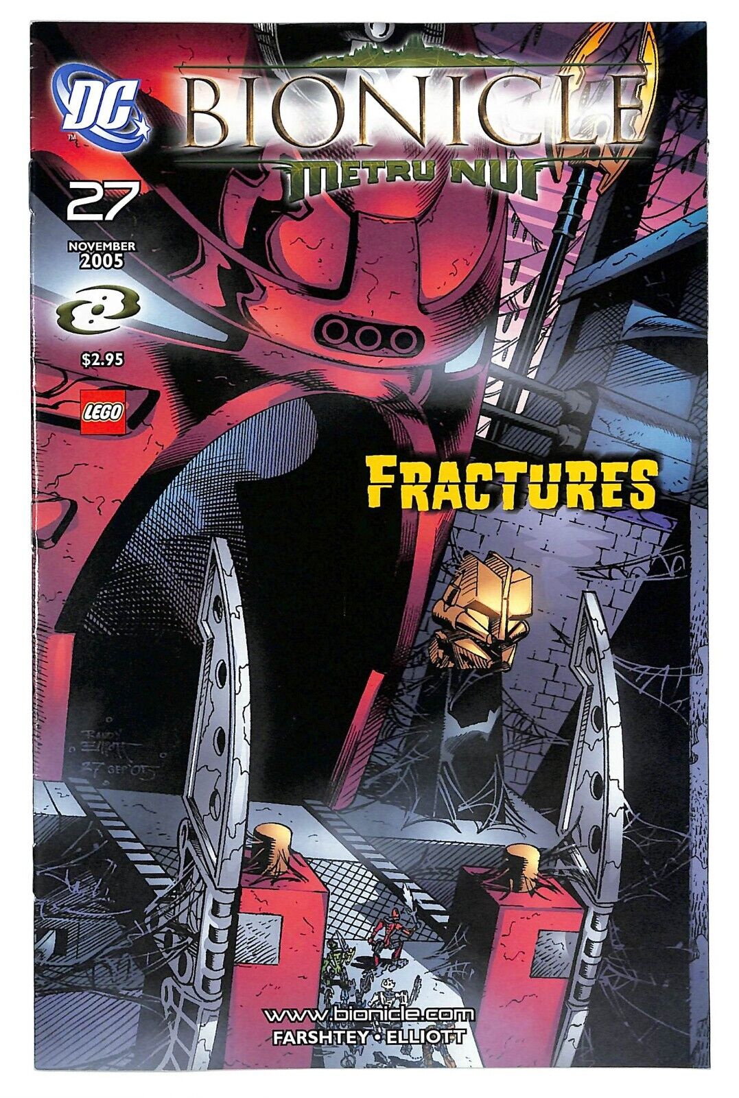 Lego Bionicle #27 Fractures DC Comics 2005