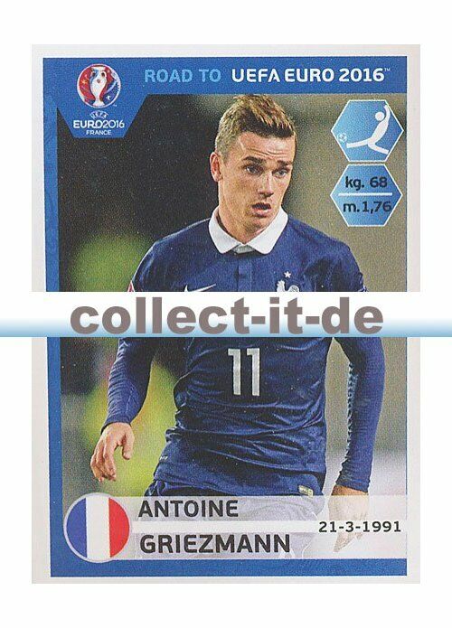 Panini Road to UEFA Euro 2016 - Sticker 108 - Antoine Griezmann